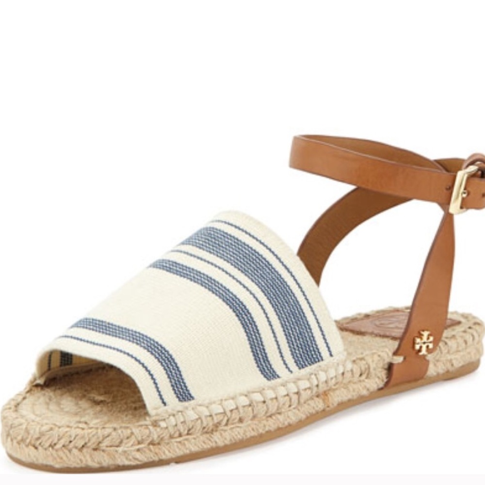 Tory Burch Striped Espadrille Sandal